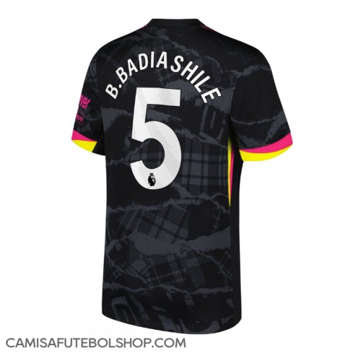 Camisa de time de futebol Chelsea Benoit Badiashile #5 Replicas 3º Equipamento 2024-25 Manga Curta